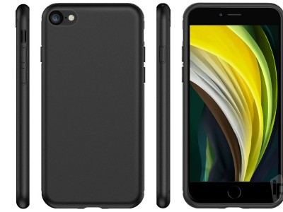 Ochrann kryt (obal) Slim TPU Black (ierny) na Apple iPhone 7 / 8 / SE 2020 / SE 2022