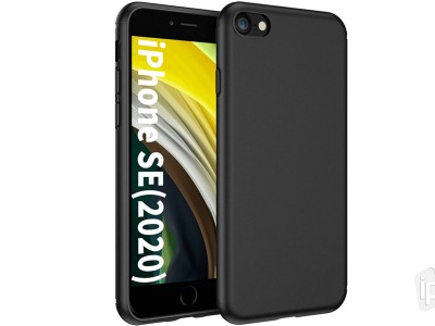 Matte TPU Black (ierny) - Ochrann kryt pre Apple iPhone 7 / 8 / SE 2020 / SE 2022 **AKCIA!!