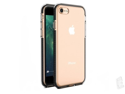 Ochrann kryt (obal) TPU Fashion Clear (ierny) na Apple iPhone 7 / 8 / SE 2020