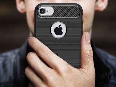Fiber Armor Defender Black (ierny) - odoln ochrann kryt (obal) na Apple iPhone 7