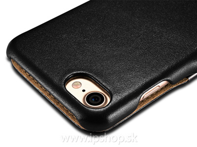 Vintage Slim Leather Book II (erven) - Luxusn pouzdro z prav ke pre Apple iPhone 7 / 8 / SE 2020