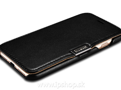 Vintage Slim Leather Book II (erven) - Luxusn pouzdro z prav ke pre Apple iPhone 7 / 8 / SE 2020
