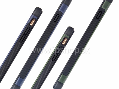 Camo Series (zelen) - Outdoorov ochrann kryt na Apple iPhone 7 + flie na displej