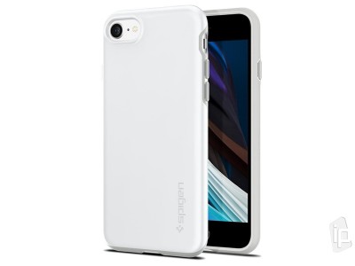 Spigen Thin Fit (biely) - Luxusn ochrann kryt (obal) na iPhone SE 2020 / 7 / 8
