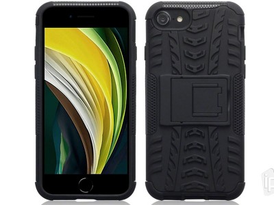 Spider Armor Case (ierny) - Odoln ochrann kryt (obal) na Apple iPhone 7 / 8 / SE 2020 / SE 2022