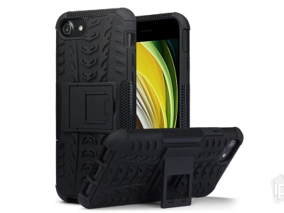 Spider Armor Case (ierny) - Odoln ochrann kryt (obal) na Apple iPhone 7 / 8 / SE 2020 / SE 2022