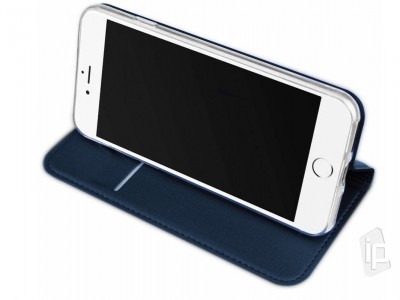 Luxusn Slim Fit puzdro (tmavomodr) pre Apple iPhone 7 / 8 / SE 2020