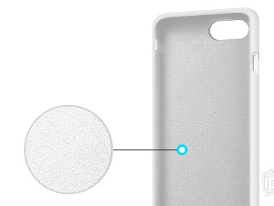 Set Obal Liquid Silicone Cover (biely) + Ochrann sklo na Apple iPhone SE 2020 **AKCIA!!
