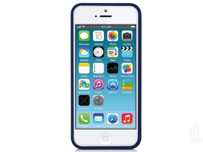 Slim Frosted Cover (tmavomodr) - Ochrann obal na Apple iPhone 5S / iPhone SE