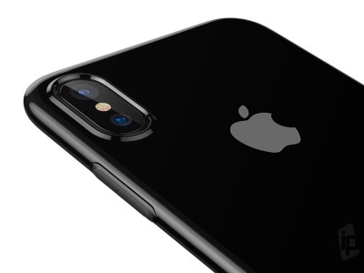 BASEUS Ultra Slim TPU (ed) - Ochrann kryt (obal) na Apple iPhone XS s krytkou proti prachu **VPREDAJ!!