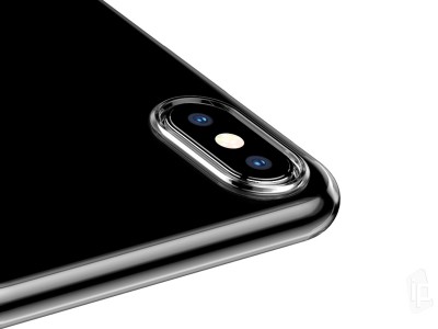 BASEUS Ultra Slim TPU (��ry) - Ochrann� kryt (obal) na Apple iPhone XS Max s krytkou proti prachu **AKCIA!!
