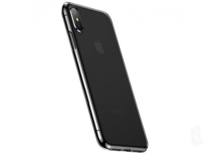 BASEUS Ultra Slim TPU (ed) - Ochrann kryt (obal) na Apple iPhone X / XS
