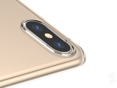 BASEUS Ultra Slim TPU (zlat) - Ochrann kryt (obal) na Apple iPhone XS Max