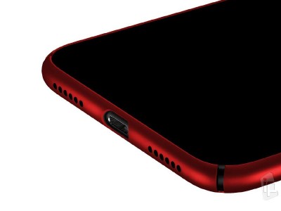 Baseus Slim Case (erven) - Plastov ochrann kryt (obal) na iPhone X **VPREDAJ!!