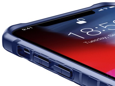 Baseus Impact Defender (modr) - Odoln ochrann kryt (obal) na Apple iPhone XR **AKCIA!!
