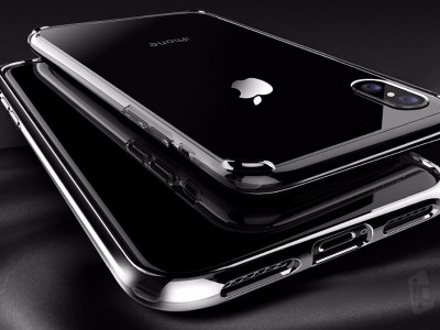 Rock Bumper Clear (ry) - Plastov ochrann kryt (obal) na Apple iPhone XS Max **AKCIA!!