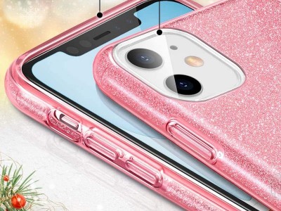 TPU Glitter Case (zlat) - Ochrann glitrovan kryt (obal) pre Apple iPhone 11