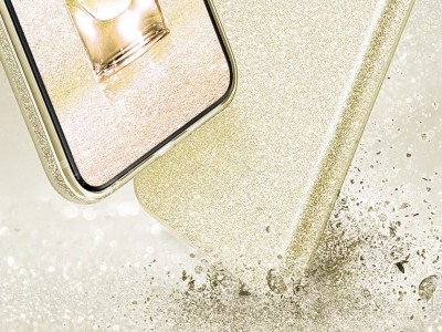 TPU Glitter Case (zlat�) - Ochrann� glitrovan� kryt (obal) pre Apple iPhone XS Max **AKCIA!!