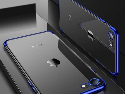Glitter Series Blue (modr) - Ochrann kryt (obal) na Apple iPhone 7 / iPhone 8 / iPhone SE 2020
