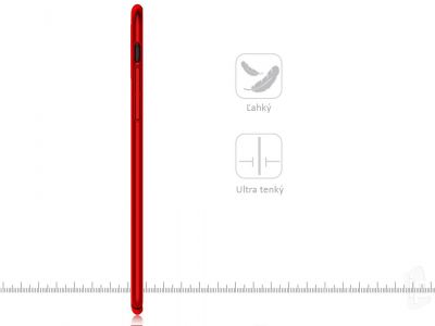 Slim Line Elitte (erven) - Plastov ochrann kryt (obal) na iPhone X **VPREDAJ!!