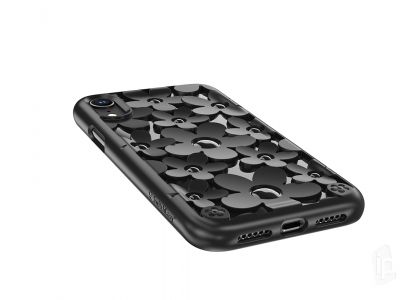 SwitchEasy Fleur Black (ierny) - Luxusn TPU kryt (obal) na Apple iPhone XR **VPREDAJ!!