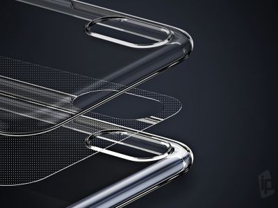 BASEUS Ultra Slim TPU (��ry) - Ochrann� kryt (obal) na Apple iPhone XS Max s krytkou proti prachu **AKCIA!!