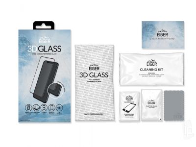 EIGER 3D Glass Full Screen (ierne) - Temperovan ochrann sklo na cel displej pre Apple iPhone XR / iPhone 11