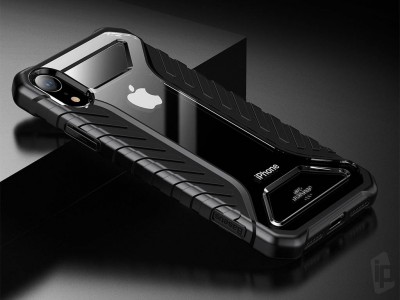 Baseus Impact Defender (ierny) - Odoln ochrann kryt (obal) na Apple iPhone XR **AKCIA!!