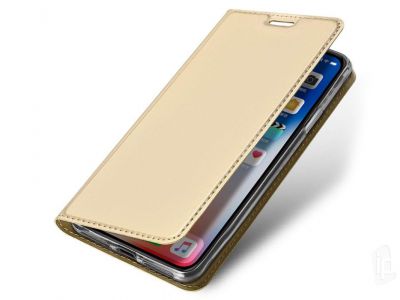 Luxusn Slim Fit puzdro Gold (zlat) pre iPhone XS Max