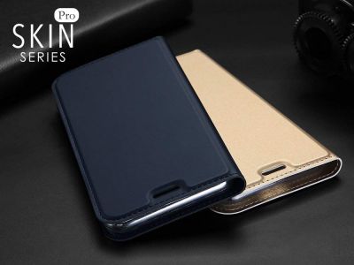 Luxusn Slim Fit puzdro Navy Blue (tmavomodr) pre iPhone XS Max