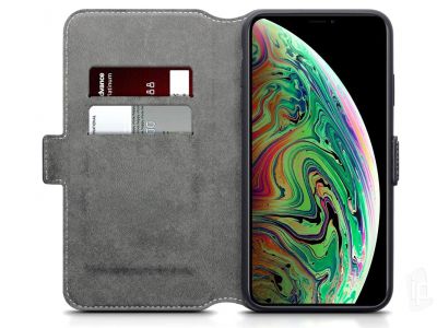 Peaenkov puzdro Slim Wallet pre Apple iPhone XR - ierne