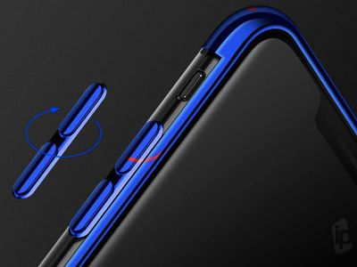 CAFELE Glitter Series Blue (modr) - Ochrann kryt (obal) na Apple iPhone X / XS