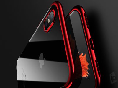 CAFELE Glitter Series Red (erven) - Ochrann kryt (obal) na Apple iPhone X / XS **AKCIA!!