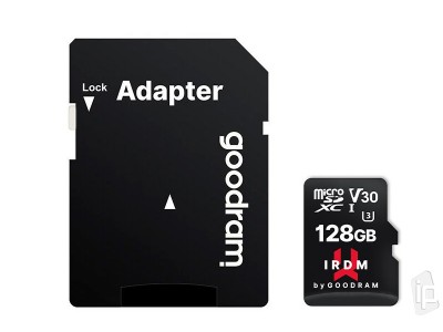 IRDM Pamov karta  128GB (100mb/s) + adaptr