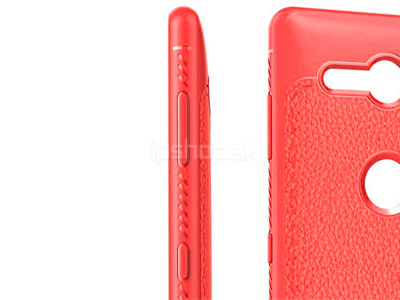 IVSO Leather Armor Red (erven) - luxusn ochrann kryt (obal) na Sony Xperia XZ2 Compact **VPREDAJ!!