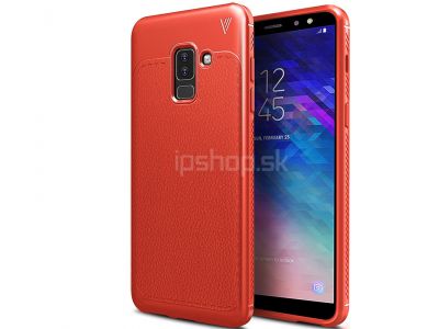 IVSO Leather Armor Red (erven) - luxusn ochrann kryt (obal) na Samsung Galaxy A6 Plus **VPREDAJ!!