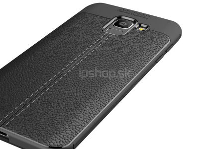 Leather Armor Grey (ed) - luxusn ochrann kryt (obal) na Samsung Galaxy J6 2018 **VPREDAJ!!
