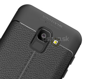 Leather Armor Black (ierny) - luxusn ochrann kryt (obal) na Samsung Galaxy J6 J600 **AKCIA!!