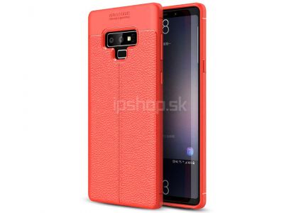 Leather Armor Red (erven) - luxusn ochrann kryt (obal) na Samsung Galaxy Note 9