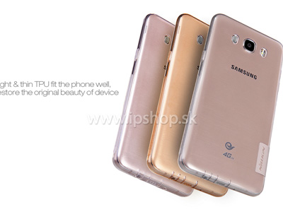 Luxusn ochrann kryt (obal) TPU na Samsung Galaxy J5 (2016) Nature Grey (ed) **VPREDAJ!!