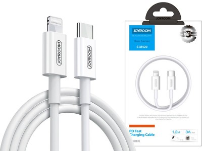 JOYROOM MFI Cable (3A) – Nabíjací kábel USB-C / Lightning s podporou rýchleho nabíjania PD (2m)