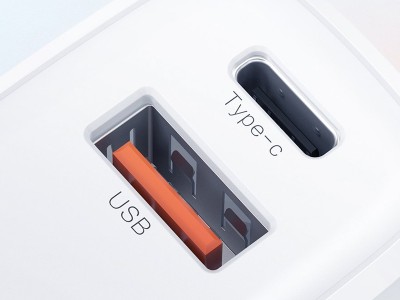 JOYROOM Charger 20W  Nabjac adaptr USB/USB-C s podporou rchleho nabjania PD/QC 3.0 (biely)