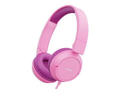 JOYROOM JR-HC1 – Drôtové slúchadlá pre deti s mikrofónom (ružové) **AKCIA!!