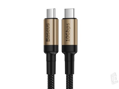 Baseus Cafule Type-C PD3.1 Cable (zlat) - Nabjac data kbel USB-C s rchlym prenosom dt 100W (1m)