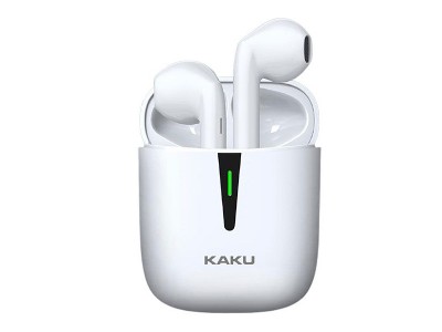 KAKU KSC-550 – Bezdrôtové slúchadlá Hi-Fi s nabíjacím puzdrom (biele)