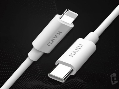 Lightning Cable PD 18W KSC-238 (biely) - Nabjac synchronizan kbel USB-C / Lightning pre Apple zariadenia (1m)