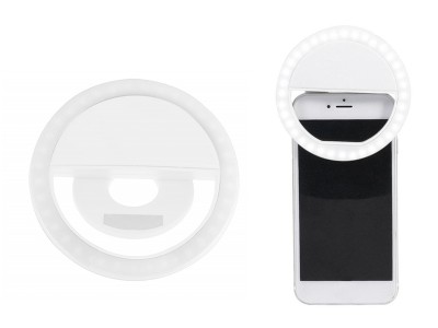 LED Selfie Ring Light – Pripínacie LED svetlo na selfie fotografie pre smartfón