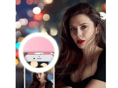LED Selfie Ring Light  Pripnacie LED svetlo na selfie fotografie pre smartfn