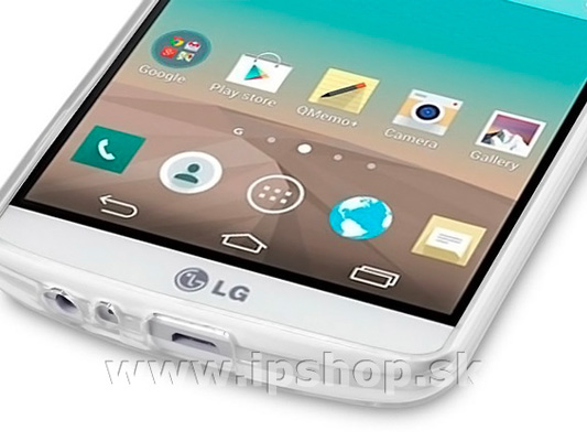 Ochrann gelov kryt (obal) Ultra Slim Clear (ry) na LG G3 **VPREDAJ!!