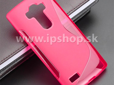 Ochrann� gelov� kryt (obal) Pink Wave (ru�ov�) na LG G4s **V�PREDAJ!!